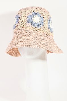 Shade yourself from the sun and turn heads with this one-of-a-kind SUNNI DAY Crochet Straw Hat! Featuring an eye-catching array of warm hues, this whimsical hat is sure to add some fun to any outfit and give your look a unique bohemian touch! Hot days never looked so good! Size M (56-58)cm Cotton Sun Hat, One Size Summer Crochet Hat, One Size Crochet Yarn Hat For Summer, Summer Crochet Hat One Size In Yarn, Adjustable Bohemian Crochet Hat, Bohemian Adjustable Crochet Hat For Warm Weather, Adjustable Bohemian Crochet Hat For Warm Weather, Adjustable Multicolor Crochet Straw Hat, Adjustable Multicolor Straw Crochet Hat