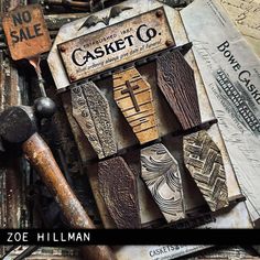 an assortment of wood and metal items are displayed in this book cover for the case it co