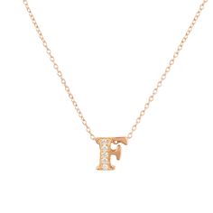 When only diamonds will do.  Be Inspired by our meticulously crafted and beautifully styled initial letter pendant necklace that sparkles with the brilliance of diamonds.  Pretty and petite, this elegant initial pendant necklace is perfect for those who covet delicate jewellery with extra sparkle. Rosegold dipped sterling silver is handset with white round brilliant diamonds to add a touch of everyday luxury.  Initials make this the perfect personalised birthday gift.  Finished with a lobster cl Elegant Personalized Diamond Charm Necklaces, Elegant Personalized Diamond Charm Necklace, Elegant Diamond Initials Charm Necklace, Dainty Diamond Initial Pendant Name Necklace, Rose Gold Diamond Initial Necklace As Gift, Diamond Initial Necklace In Rose Gold As Gift, Rose Gold Diamond Initial Necklace For Gift, Elegant Diamond Charm Necklace With Initials, Elegant Rose Gold Initial Necklace