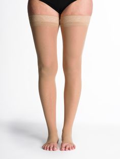 Style Sheer hosiery offers fashionable sheerness you can feel comfortable in, making it ideal for dress and professional wear.; Fashionable for professional and dress wear.; Consistent sheerness throughout leg.; Double-covered inlay yarns provide comfort and allow product to easily glide on and off.; Comfortable SensinnovÂ® top band prevents slipping. Sore Legs, Heavy Legs, Trouser Socks, Professional Wear, Top Band, Sheer Fashion, High Knees, Womens Maternity, Fashion Socks