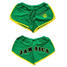 Green Jamaica Onelove Shorts - Etsy Trendy Athletic Shorts With Built-in Shorts For Leisure, Cotton Jean Shorts With Built-in Shorts For Streetwear, Sporty Cotton Shorts For Leisure, Comfortable Cotton Athletic Shorts For Summer, Green Cotton Bottoms With Built-in Shorts, Trendy Short Length Cotton Shorts, Cotton Summer Streetwear Shorts, Cotton Shorts For Summer Streetwear, Trendy Cotton Bottoms With Letter Print