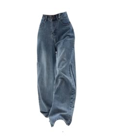 Big Baggy Jeans, Cool Baggy Jeans, Creepy Outfits, Baggy Jeans Aesthetic, Baggy Jeans Style, Baggy Y2k Jeans, Baggy Boyfriend Jeans, Blue Baggy Jeans, Pngs For Moodboards