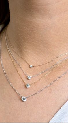 Round Diamond Solitaire Pendant Necklace 0.50ct 18k Gold - Artisan Carat Solitaire Necklace, Solitaire Pendant Necklace, Diamond Solitaire Necklace, Round Pendant Necklace, Solitaire Diamond, Solitaire Pendant, Round Pendant, Necklace Length, Diamond Solitaire