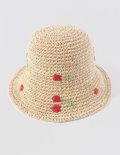 Add a touch of effortless style to your summer wardrobe with our Woven Flower Bucket Hat. Crafted with meticulous attention to detail, this hat exudes charm and offers both protection and fashion-forward flair.Made from high-quality woven materials, this bucket hat is lightweight and breathable, ensuring optimal comfort even on the warmest days. The wide brim provides shade and shields your face from the sun's rays, making it perfect for outdoor activities.The hat features a beautiful woven flow Woven Sun Hat For Picnic, Woven Summer Hats For Spring, Woven Cloche Hat For Summer, Short Brim Boater Hat In Paper Straw For Spring, Spring Short Brim Boater Hat In Paper Straw, Chic Spring Bucket Hat For The Beach, Chic Spring Bucket Hat For Beach, Chic Bucket Hat For Beach In Spring, Chic Spring Beach Bucket Hat