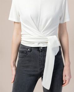 Jude Short Sleeve Wrap Blouse  |  Modern Citizen Fitted Tops With Tie Waist, Versatile Wrap Top With Tie Waist, Chic Wrap Top With Tie Waist For Fall, Chic Fall Wrap Top With Tie Waist, Spring Chic Crop Top With Tie Waist, Chic Spring Crop Top With Tie Waist, Chic Wrap Top For Day Out, Chic Fitted Rayon Crop Top, Versatile Fitted Wrap Top