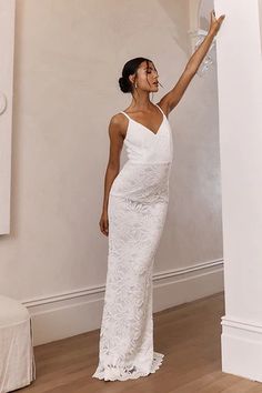 Shop the Honey Blossom Keyhole Back Lace Maxi Dress White | Selfie Leslie Fitted Lace Maxi Dress With Lace Bodice, Fitted Lace Bodice Maxi Length Dress, Fitted Lace Dress With Maxi Length Bodice, Fitted Lace Maxi Dress With Scalloped Lace, Fitted Lace Maxi Dress With Scalloped Details, Bridesmaid Maxi Dress With Lace Back, Lace Maxi Dress With Scalloped Lace For Prom, Fitted Bodice Maxi Dress With Lace Back, Lace Maxi Dress For Bridesmaids