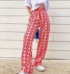 Pink Aesthetic Clothing, Preppy Pants, Aesthetic Pants, Aesthetics Fashion, Work Out Clothes, Two Piece Pants Set, Happy Fashion, Clothing Outfit Ideas, Long Trousers