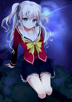 Nao Charlotte Wallpaper, Girl With White Hair, Accel World, Anime Character Drawing, Anime Kawaii