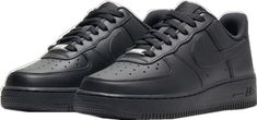 Black Air Force 1, Nike Air Force One, Nike Air Force 1 07, Nike Air Force Ones, Black Shoes Women, Red Nike, Air Force Ones, Triple Black, Air Force 1 Low