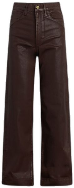 Fall Brown Wide-leg Leather Pants, Brown Wide Leg Leather Pants For Fall, Brown Wide-leg Leather Pants With Pockets, Brown Wide Leg Leather Pants With Pockets, Casual Brown Wide Leg Leather Pants, Trendy Brown Wide Leg Pants For Fall, Brown Wide Leg Cargo Pants For Fall, Brown Straight Leg Leather Pants For Fall, Casual Brown Leather Pants For Work