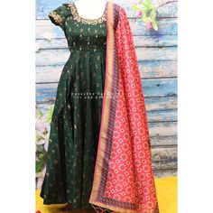 Chanderi,Indian Designer anarkali,Indian Stitched Dress for women, zardhosi maggam mirror work green Dress ,Indian Partywear Dress Duppatta Green Anarkali Kurta With Pallu, Green Floor-length Kurta With Cutdana Detail, Green Resham Embroidery Choli Straight Kurta, Green Straight Kurta Choli With Resham Embroidery, Green Floor-length Kurta With Cutdana, Green Floor-length Cutdana Kurta, Pista Green Anarkali Set For Festivals, Green Maxi Length Traditional Wear With Cutdana, Green Churidar With Cutdana For Diwali