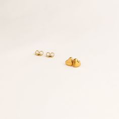 Add a touch of love to any outfit with our Small Heart Studs. These playful earrings are a subtle and stylish way to show your sweet side. Perfect for everyday wear or dressing up, these studs will surely put a smile on your face (and maybe even someone else's too!) Gold Heart Earrings For Everyday, Everyday Gold Heart Earrings, Valentina Rose, Playful Earrings, Heart Stud Earrings, Mini Heart, Heart Studs, Small Heart, Heart Earrings Studs