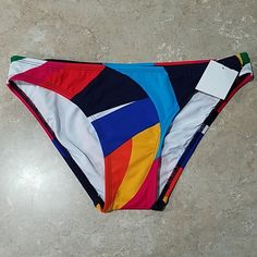 Colorful Bikini Bottoms By Nautica. Would Mix And Match With Just About Anything! Nylon/ Elastane Blend Fully Lined Size Small Excellent, Nwot, Unworn Condition Mix N Match, Mix And Match, Blue Orange, Womens Swim, Orange, Women Shopping, Blue, Color