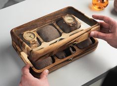 🕰️ Welcome to Etsy, where craftsmanship meets timekeeping with our collection of meticulously handcrafted wood watch boxes designed specifically for men. From 1 to 12 watches, you have choices galore, including glass or wood lids. 🌟 Our men's watch boxes are a testament to meticulous artistry, where each box is a unique masterpiece. Meticulously handmade with exceptional care, they exemplify superior quality. Our skilled artisans select only the finest quality wood to craft these enduring and Personalized Watch Box, Luxury Watch Box, Wood Watch Box, Wooden Watch Box, Wood Gift Box, Watch Organizer, Handmade Watch, Watch Engraving, Collection Display