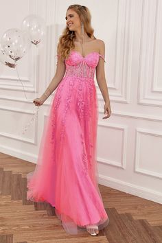 Cinderella Prom, Grad 2023, Hot Pink Prom Dress, Prom Dress Gown, Navy Prom Dresses, Lovely Partner, Dress Feminine, Prom Dresses Elegant, A Prom Dress