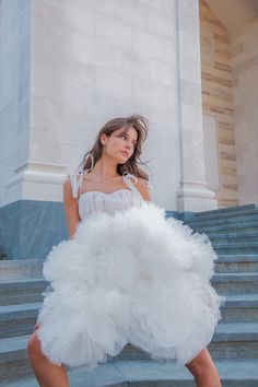 Ships in 3-5 business days A fun and flirty dress part of the girl dream collection. Made of tulle. © 2019 LIRIKA MATOSHI INC. ALL RIGHTS RESERVED Cloud Dress, Lirika Matoshi, Upscale Fashion, Net Dress, Diy Fashion Hacks, Handle With Care, Flirty Dresses, Pleated Mini Dress, Girls Dream