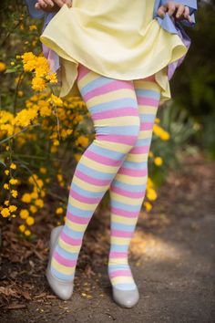 Dreamer Pastel Proud Stripes Thigh High Socks Thigh High Tube Socks, Striped Thigh High Socks, Genderfluid Pride, Half Socks, Thigh High Sock, Asexual Pride, Pansexual Pride, Fashion Queen, Layered Fashion