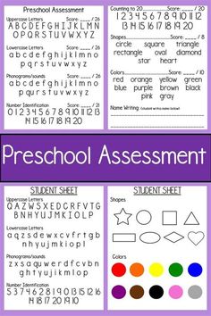 the printable worksheet for preschool to practice handwriting and numbers