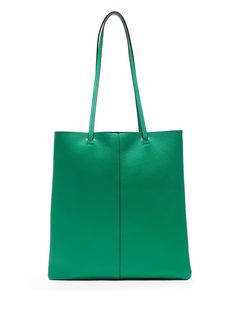 Leather Effortless Tote | Banana Republic Classic Green Everyday Bags, Classic Textured Leather Satchel For Errands, Trendy Textured Leather Tote Bag, Green Top Handle Bag For Work, Green Textured Leather Bags For Work, Green Tote Shoulder Bag For Work, Green Double Handle Bag For Work, Green Double Handle Bags For Work, Green Double Handle Work Bags