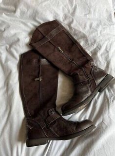 ad eBay - Replay vintage brown leather and suede mid-calf riding boots EU 37/ US 7 #S147 - Buy Now, click the link (eBay) Brown Leather Winter Boots, Mid-calf Boots, Brown Leather Boots Women's, Flat Brown Boots, Brown Flat Boots, Boots With Straps, Winter Outfit Ideas For Women, Dark Brown Boots, Flat Ankle Boots