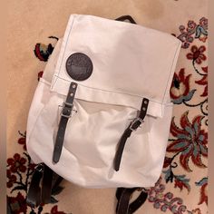 Barely Used Duluth Pack Scoutmaster Bag With Laptop Sleeve. White Satchel For Everyday Use, White Canvas Satchel With Removable Pouch, White Canvas Satchel Bag With Removable Pouch, White Satchel Canvas Bag With Removable Pouch, White Backpack Shoulder Bag For Everyday Use, White Canvas Satchel With Adjustable Strap, White Satchel Canvas Bag With Adjustable Strap, White Shoulder Bag Backpack For Everyday, White Travel Canvas Bag With Removable Pouch