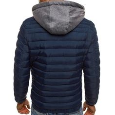 Stay warm and stylish with our Men's Hooded Jacket!! This casual puff jacket features a long-sleeved design perfect for colder days. Made with high-quality materials, it offers durability and comfort. The vibrant colors and hooded design provide both warmth and a trendy look. Whether you're out for a casual stroll or engaging in outdoor activities, this jacket is your go-to choice for both fashion and function. Embrace the cold with confidence. Winter Puffer Jacket With Drawstring Hood, Winter Nylon Parka With Long Sleeves, Winter Nylon Puffer Hooded Jacket, Winter Puffer Jacket With Detachable Hood, Casual Windproof Puffer Jacket For Fall, Winter Windproof Nylon Puffer Jacket, Casual Puffer Hooded Jacket For Cold Weather, Winter Puffer Jacket With Detachable Hood For Outdoor, Winter Outdoor Puffer Jacket With Detachable Hood