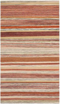 6' x 9' Flat Weave Carpet, Kilim Beige, Safavieh Rug, Fabric Patterns Design, Rug Texture, Beige Area Rug, Striped Rug, Beige Rug, Beige Area Rugs