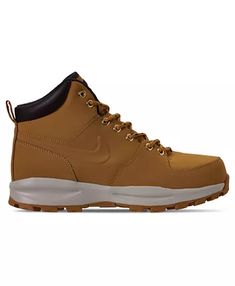 Nike Men's Manoa Leather Boots from Finish Line & Reviews - Finish Line Athletic Shoes - Men - Macy's Nike Boots, Finish Line, Everyday Wardrobe, Shoes Men, Air Max Sneakers, Air Jordan Sneaker, Boots Men, Leather Men, Leather Boots