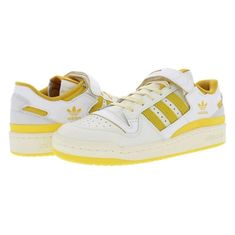 New Adidas Forum 84 Low Mens Shoes Men’s Size 8 White Yellow. New Without Box Yellow Leather Adidas Sneakers, Yellow Adidas High-top Sneakers, Yellow High-top Adidas Sneakers, Yellow Low-top Sneakers With Adidas Logo, Yellow Lace-up Adidas Sneakers, Yellow Adidas Sneakers With Round Toe, Adidas Originals Ozweego, Adidas Continental, Adidas Originals Shoes