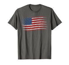 an american flag t - shirt with the colors of the united states in grunge