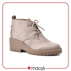 in stock Desert Boot, White Mountain Shoes, Mountain Shoes, Lace Up Booties, White Mountain, Desert Boots, Fresh Look, Shoes Booties, Bootie