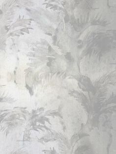 an artistic wallpaper pattern with black and white flowers on grey background, suitable for use in interior or exterior design