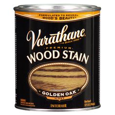 varathane wood stain natural interior paint, 1 qt can - black