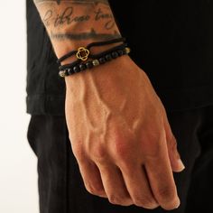 Cords are all about ease. Handmade with superior-grade nylon cord, this understated piece is the perfect accent for those times when you want to keep things low-key. Enhanced with an 18K Gold CRAFTD emblem, its adjustable length ensures a perfect fit. Combine with any other bracelet for a distinctive, layered look. ✓ 18K Gold & 316L Stainless Steel✓ Superior-Grade Black Nylon Cord✓ Heat, Sweat and Saltwater ResistantOne Size Fits All: 18-22 cm adjustable fit Modern Adjustable Gold Braided Bracelet, Modern Adjustable Braided Bracelets For Everyday, Casual Gold Waxed Cord Jewelry, Adjustable Black Beaded Bracelets For Everyday, Modern Everyday Bracelet With Adjustable Cord, Modern Adjustable Cord Bracelet For Everyday, Minimalist Adjustable Jewelry For Meditation, Black Beaded Bracelet With Adjustable Cord For Everyday, Adjustable Black Bracelets For Everyday