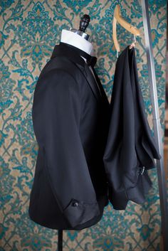 "The pricing on this listing is for a 3pc Handsewn Tux with the muslin fitting. We can make a similar tux in our Decadence '89 style with less handwork for a lower price. 1909 BESPOKE: These are our completely custom handmade suits. Each suit is crafted for an individual customer based on his tastes and lifestyle, and the price of the suit includes us spending 4 hours on designing your suit alone and sketching ideas. These suits are completely patterned, cut, and sewn here in our studio in Denve Fitted Suits For Black-tie Events With Shawl Collar, Fitted Suit With Shawl Collar For Black-tie Events, Elegant Fitted Tuxedo With Shawl Collar, Semi-formal Fitted Silk Three-piece Suit, Bespoke Fitted Blazer For Black-tie Events, Fitted Shawl Collar Blazer For Black-tie Events, Fitted Blazer With Shawl Collar For Black-tie Events, Fitted Semi-formal Suit With Shawl Collar, Fitted Shawl Collar Suit For Semi-formal Events