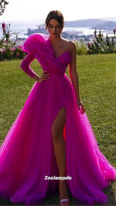 Prom Dresses Elegant, Pink Gown, Tulle Evening Dress, Party Kleidung, Mothers Dresses, Ball Gowns Prom, Gown Prom, Tulle Prom Dress