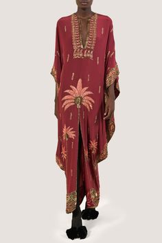 Styling Notes:Adorned with exquisite embroidery, this kaftan-style dress beautifully captures intricate detail. Its relaxed yet elevated design makes it a versatile addition to any wardrobe, catering to those seeking a unique and statement-making look. Size and Fit:Designed for a relaxed fit, offering a comfortable and laid-back style. True to size, please consult our size chart for reference. Product Details:EmbroideredClosure: Slip OnComposition: 60% Silk, 25% Glass, 15% PolyesterFabrication: Johanna Ortiz Dresses, Kaftan Style Dresses, Kaftan Style, Knit Outerwear, Johanna Ortiz, Laid Back Style, New Arrival Dress, Trending Now, Fall Dresses