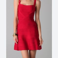 Perfect Party Dress. A-Line Cut Flattering On All Figures. Square Neckline Looks Great On All Bust Sizes. The Fabric Doesn't Wrinkle And The Cut Is Slimming. Elegant Red Bandage Dress For Date Night, Elegant Red Bandage Dress For Evening, Red Sleeveless Bandage Dress For Evening, Red Mini Length Bandage Dress For Evening, Red Bandage Dress For Summer Evenings, Red Mini Bandage Dress For Evening, Herve Leger Dress, A Line Cut, Dress A Line