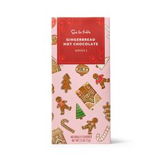 Sip in festive style with our delicious and cheery gingerbread hot chocolate tent! It makes the perfect gift or stocking stuffer and tastes creamy and decadent when made with milk. Hot Cocoa Kit, Luxury Hot Chocolate, Hot Chocolate Brands, Hot Chocolate Sets Christmas Gifts, Bulk Hot Chocolate, Gingerbread Hot Chocolate, Tree Nuts, Aesthetic Themes, How To Make Chocolate