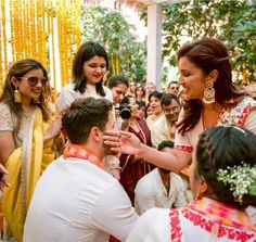 Here's How Parineeti Chopra Nailed The 'Sister Of The Bride Look' At The #Nickyanka Wedding! | WedMeGood Priyanka Nick, Gujarati Wedding, Wedding Rituals