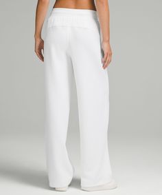 These Soft Textured Pants Serve Up Aces (No Racket Required). Inspired By Vintage Tennis Style, Youll Be Ready For Courtside Seats. Designed For Casual. Sits Away From Body, Hip To Hem:full Length Intended To Sit At Ankle. Hand Pockets With Hidden Card Sleeve. Drawcord To Customize Fit. | Textured High-Rise Wide-Leg Track Pant Regular Lululemon Full-length Yoga Bottoms, Lululemon Full Length Yoga Bottoms, Casual Full-length Lululemon Pants, Lululemon Relaxed Fit Full Length Bottoms, Casual Full Length Lululemon Pants, Lululemon Wide Leg Casual Pants, Lululemon Relaxed Fit Full Length Pants, Lululemon Stretch Wide Leg Pants, Lululemon Wide Leg Yoga Pants