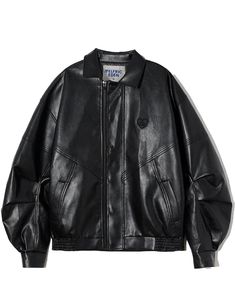 PRICES MAY VARY. Fabric: 100% Polyurethane, high quality faux leather Design: Special shape in the arms, Ziper/button closure, Oversized, Slanted welt pockets, Elasticated cuffs & hem, Embroidery brand logo, Lapel collar Style: Oversized leather jacket, Y2k, Lightweight, Casual, Streetwear, Fashion trendy bomber jacket, Unisex Match: Just wear a basic T-shirt with jeans for a casual look or wear a dress shirt under it for formal occasions. This all-match style leather jacket must be an indispensable outerwear in your wardrobe. Easy Maintenance: This leather jacket don't need to be washed often, just gently wipe it with a soft cloth with some water to keep it long wearing and in the best condition Over Sized Leather Jackets, Amazon Leather Jacket, Fbi Agent Jacket, Aelfric Eden Jacket, Black Jacket Oversized, Grunge Clothing Brands, 80s Goth Style, Emo Things To Buy, Black Oversized Leather Jacket Outfit