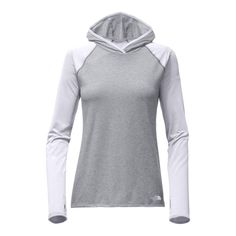 The North Face Reactor Hoodie Women's White Functional Hoodie For Light Sports, Gray Functional Sports Hoodie, White Moisture-wicking Hoodie, White Moisture-wicking Functional Hoodie, White Functional Moisture-wicking Hoodie, Gray Functional Hoodie For Sports, Functional White Hoodie For Sports Season, Functional Gray Sports Hoodie, Functional White Moisture-wicking Hoodie