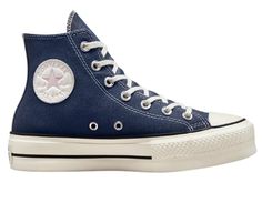 PRICES MAY VARY. Brand: Converse Closure Type: Lace-Up Outer Material: Synthetic Blue Chuck Taylors, Dark Blue Converse, Navy Converse, Chuck Taylor All Star Lift, Blue Converse, Shoe Wishlist, Clothing Inspiration, Converse Chuck Taylor All Star, Womens Converse