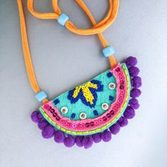 Adjustable Crochet Beaded Necklace For Festivals, Multicolor Macrame Necklace For Festivals, Bohemian Macrame Beaded Necklaces For Festivals, Handmade Bohemian Purple Beaded Necklaces, Handmade Purple Bohemian Beaded Necklaces, Bohemian Handmade Purple Beaded Necklaces, Artisan Embroidered Necklaces For Festivals, Bohemian Multicolor Macrame Necklaces, Bohemian Multicolor Beaded Necklace With Boho Collar