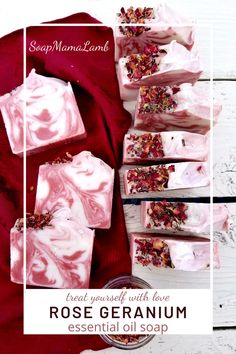 rose geranium essential oil soap recipe