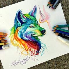 50 Drawable Cool Pictures ideas | drawings, wolf drawing, animal drawings