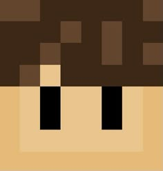 the face of a person with brown squares on it