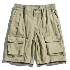 Category:WE-Pants; Season:Summer; Fabric:100% Cotton; Gender:Men's; Style:Classic,Casual,Fashion; Occasion:Daily,Outdoor,Camping  Hiking; Fit Type:Regular Fit; Function:Wearable; Waistline:Mid Waist; Pattern:Plain; Design:Multi Pocket,Elastic Waist; Pants Type:Shorts,Cargo Shorts,Tactical Shorts; Fly Type:Elasticity; Front page:FF; Listing Date:06/14/2024; Production mode:External procurement; Hips:; Length:; Waist:; Pants Length:Knee Length Short Utility Cargo Pants For Outdoor, Khaki Military Shorts For Outdoor Activities, Military Style Khaki Shorts For Outdoor Activities, Techwear Cargo Shorts With Pockets For Hiking, Short Cargo Pants For Outdoor, Khaki Short Length Cargo Pants For Outdoor Activities, Khaki Short Length Cargo Pants For Outdoor, Tactical Cargo Shorts For Outdoor, Short Cargo Pants With Multiple Pockets For Outdoor Activities