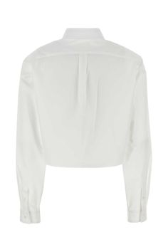 White Poplin Shirt from Givenchy White Poplin Shirt, Givenchy Shirt, Givenchy Women, Top Designer Brands, Poplin Shirt, Casual Street Style, High End Fashion, Tailored Trousers, French Fashion